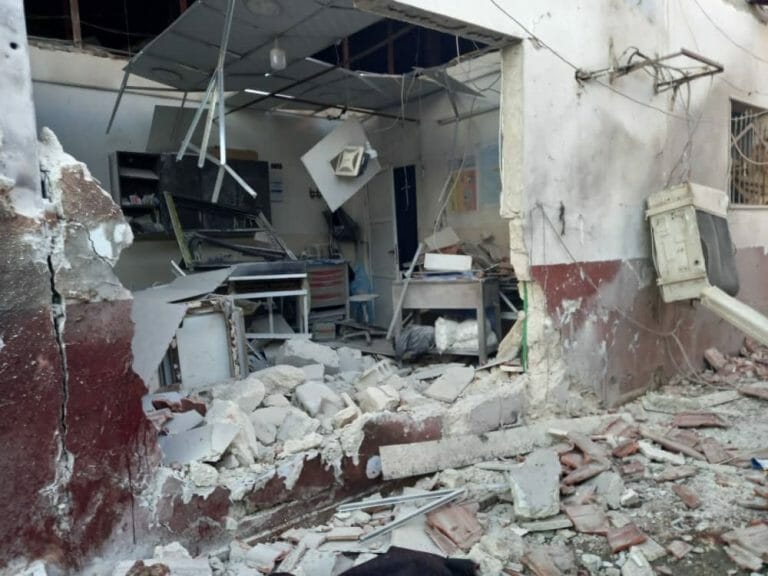 Two staff killed, eleven injured in an attack on al-Shifaa Hospital in ...