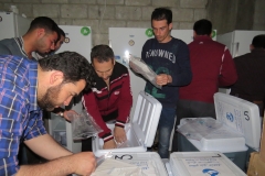 Polio Vaccines Delievered to SAMS's Center in Syria